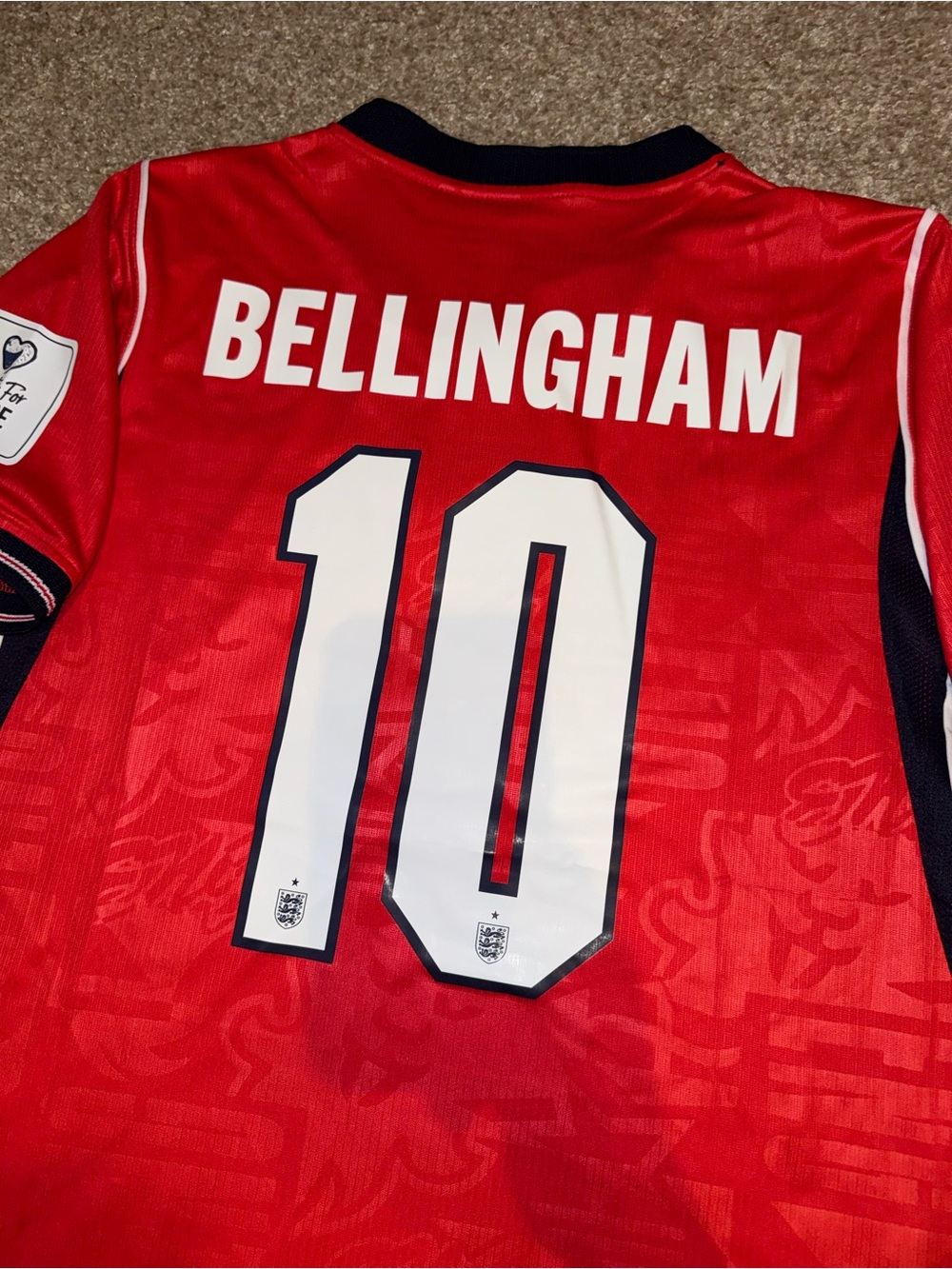 Nike England 2026 Bellingham #10 Men’s Fans Away Soccer Jersey 🆕 - Picture 2 of 9